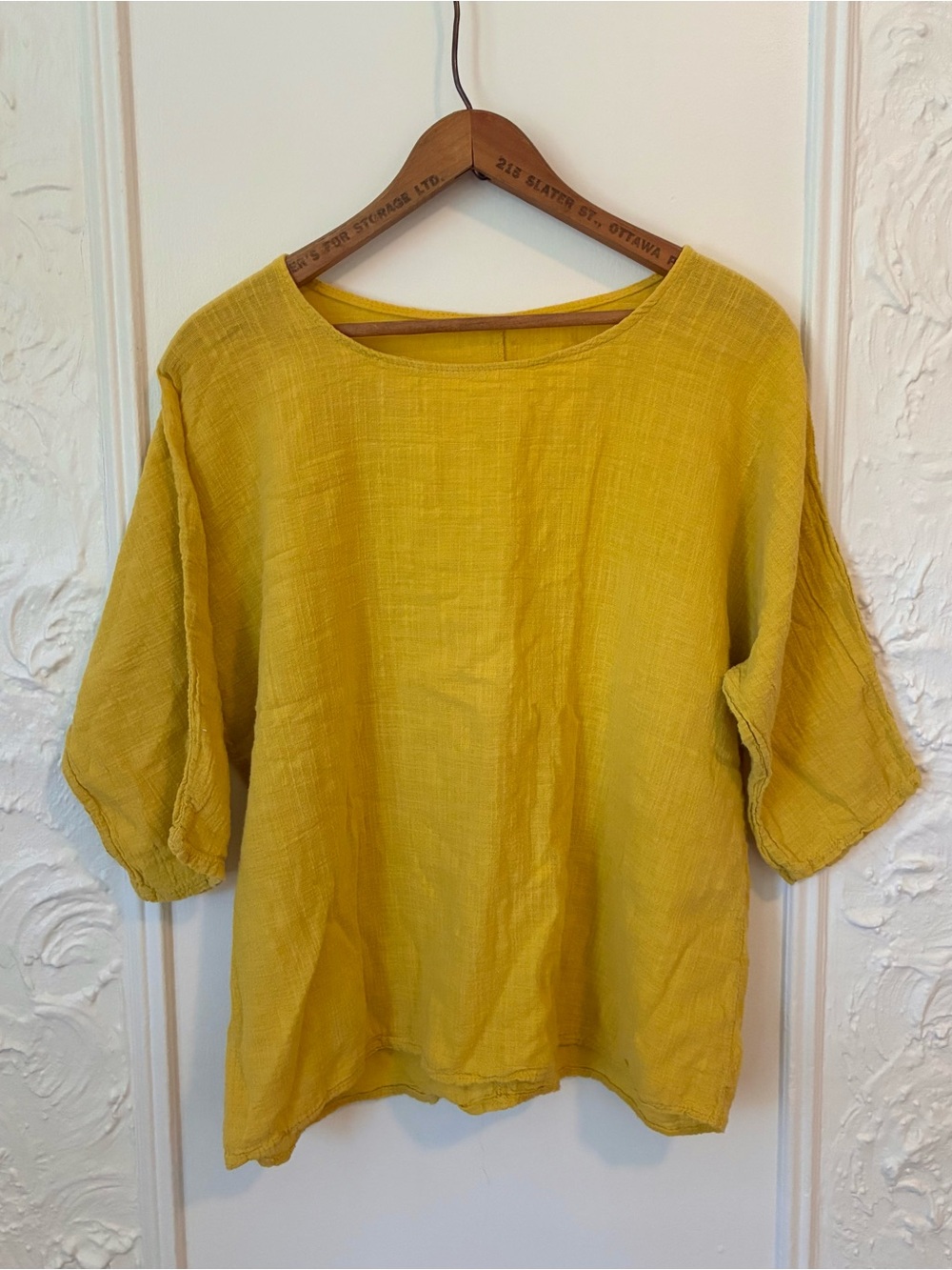 Women’s Yellow Tunic Top made in Italy